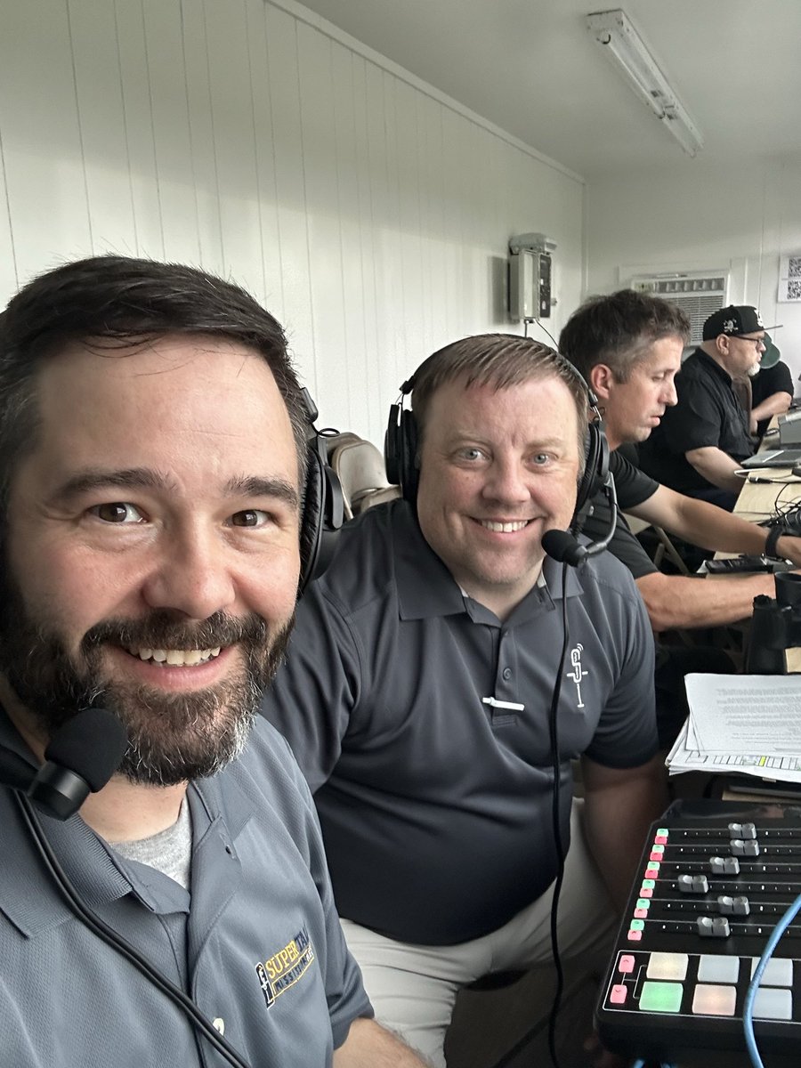 jamisonbrett's tweet photo. Back with Josh West on @SuperTalkWLAU tonight for South Jones vs West Jones. See Matt Reid working hard in the background. https://t.co/Kao65ntk9T