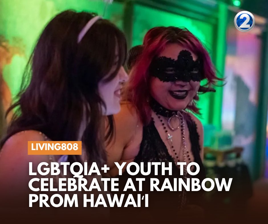 KHONnews's tweet photo. Rainbow Prom Hawaiʻi returns to Honolulu on Oct 3 at Capitol Modern, providing a safe, free celebration for LGBTQIA+ youth aged 14-20. 

More here: https://t.co/ShLzncNhmw https://t.co/ZoKwfP8ON7