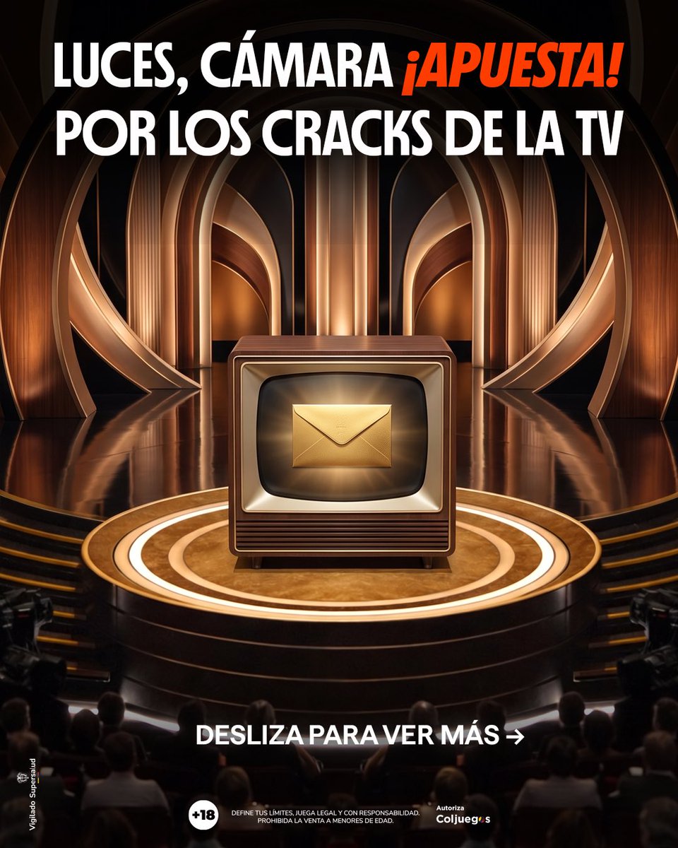 betano_colombia's tweet photo. ¡Apuesta por los Premios Emmy 2026! 🎬🏆
Apoya a tus favoritos de la televisión en https://t.co/HlDzjRjzqH 🔥
#Emmy #Premio #Betano #Tv https://t.co/xle8q5aVYB