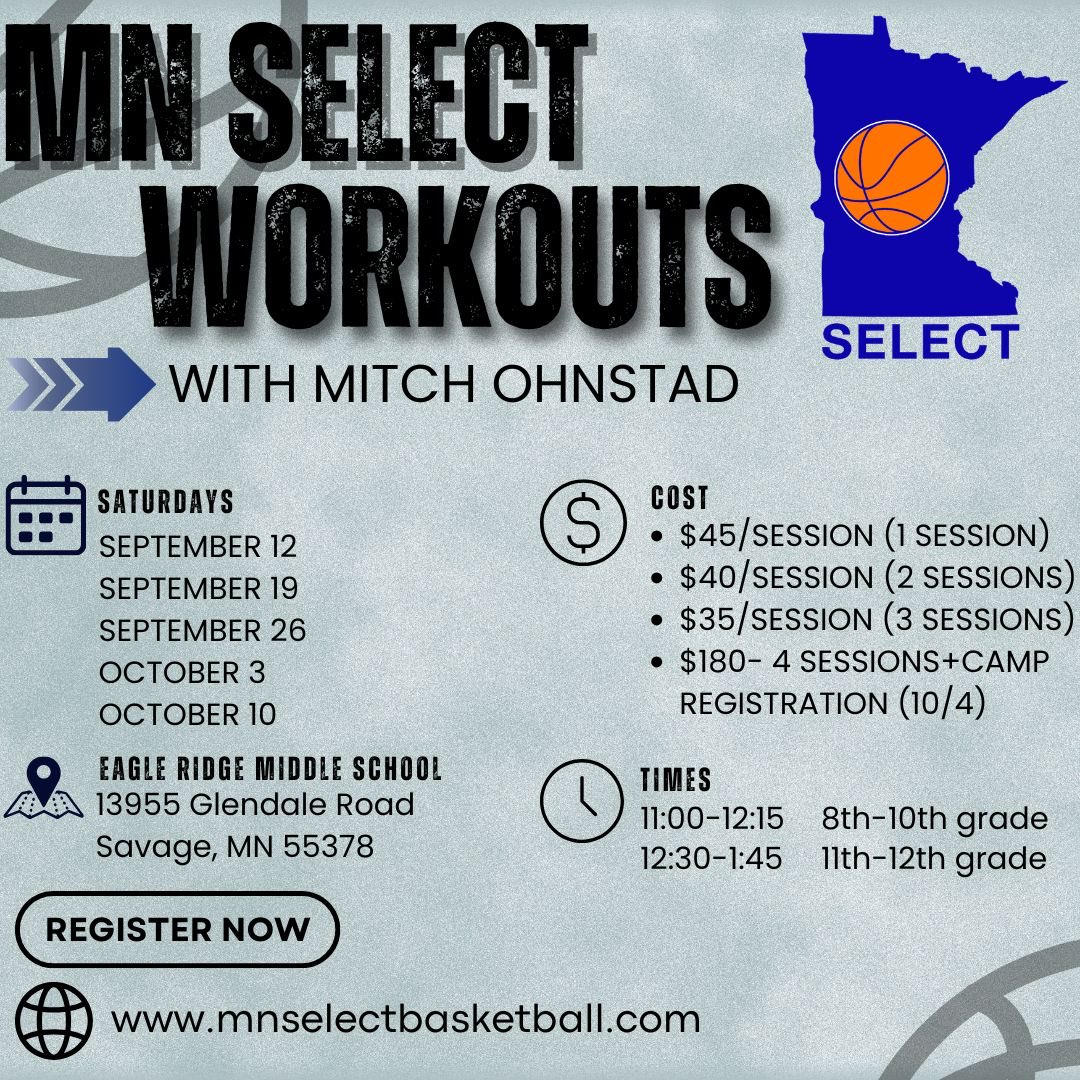 mn_select's tweet photo. Two days until workouts starts. Register below:

https://t.co/wwEc8qg94W https://t.co/gjfdpC0obe