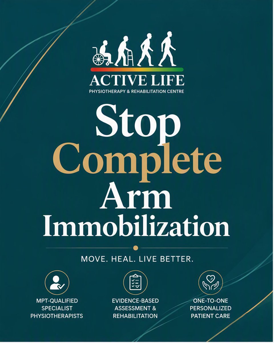 ALPhysioRehab's tweet photo. 🦴 Shoulder recovery needs more than pain relief.
Scapular control, mobility and progressive strengthening can help restore shoulder function.

Move. Heal. Live Better.

#Physiotherapy #ShoulderRehabilitation #ActiveLifePhysio https://t.co/It0Pp4vzRJ