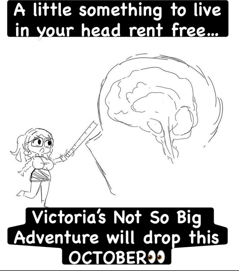 VictoriaxVicky's tweet photo. Victoria is back! Get ready as her not so big adventure drops this October! #webtoon #illustration‌‌ #comic #drawingㅤㅤ https://t.co/hJa6zIqgLr