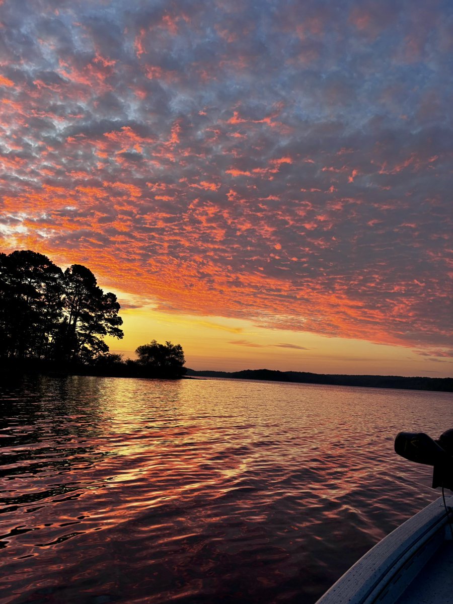 TerryALee32's tweet photo. Great morning on Lake Degray.  This beautiful sunrise was the only thing I caught but what a catch! https://t.co/GSKNsyf0g7