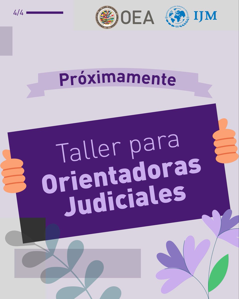 PIFJOEA's tweet photo. En colaboración con el International Justice Mission @ijmlatam, preparamos un espacio de formación para Orientadoras Judiciales de Perú @Poder_Judicial_ 🇵🇪, con el objetivo de fortalecer sus conocimientos sobre violencia contra la mujer.

Síguenos para conocer más. 

@OEA_oficial https://t.co/85A63FBMVU