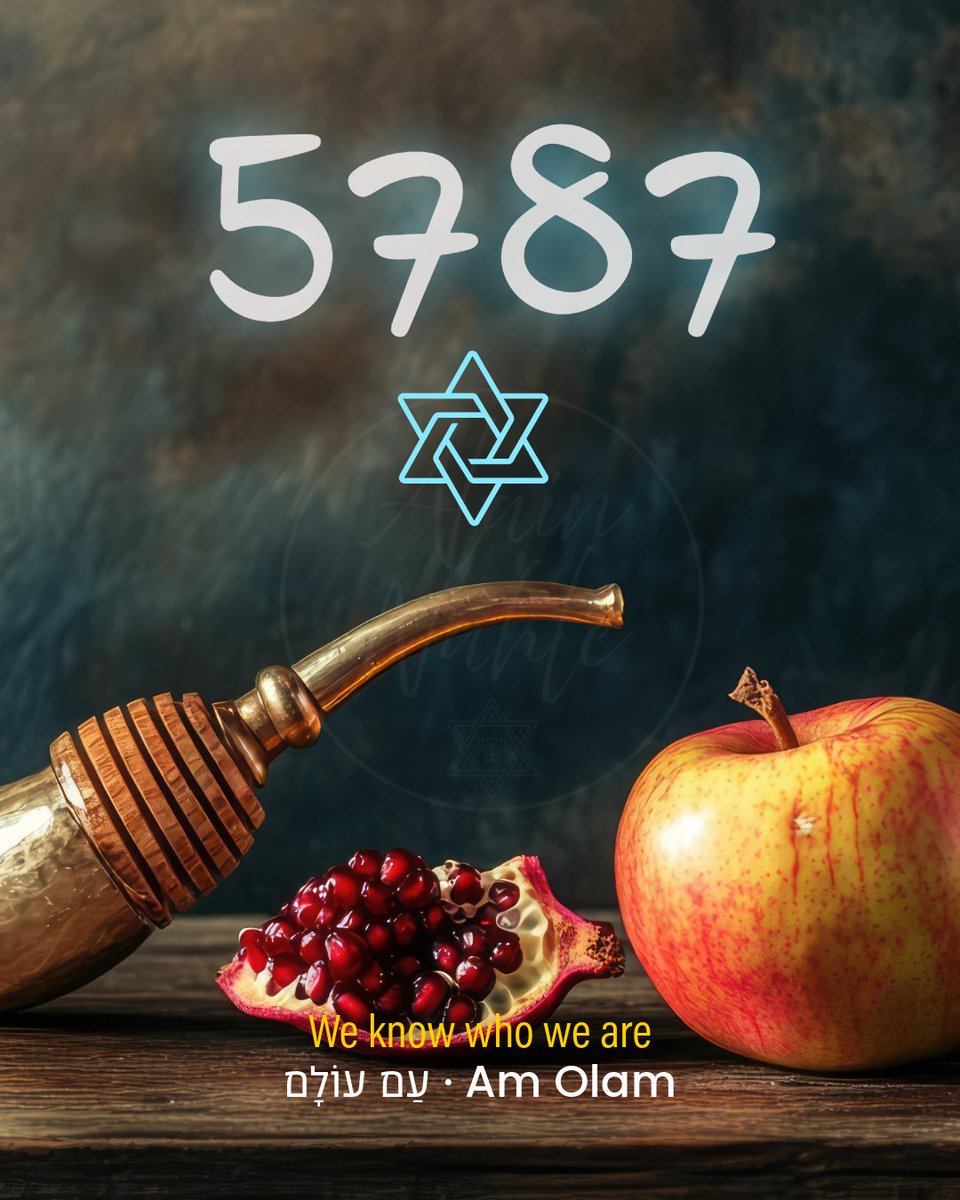 nnahle's tweet photo. There's something about the start of a new year in the Jewish calendar that isn't loud. 

It doesn't arrive with fireworks or countdowns — it arrives with the sound of a shofar, a sound older than words, calling us back to who we really are before the noise of the year got in the way.

Rosh Hashaná isn't just a new beginning. It's an invitation — to be seen, to be honest, to be written into something good. Jewish tradition says the books are open on this day, and every name in them still has room to be shaped by what comes next.

So this year, may you be inscribed for sweetness, for peace, for everything still unfinished in your story to find its way toward good.

May the year ahead hold you gently, surprise you kindly, and remind you — the way it reminds all of us this time of year — that beginnings are always still possible.

Shaná Tová Umetuká.
A good and sweet year 5787. 🍎🍯✡️

שנה טובה ומתוקה