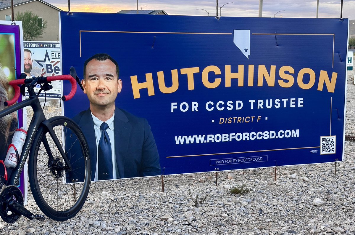 RobertEHutch's tweet photo. Nothing beats getting texts & photos from neighbors and supporters who believe in our mission. As your trustee, my priority is students first, education always, leaving the political noise behind. Let’s make real, positive change happen together. #StudentsFirst #RobForCCSD https://t.co/UeUlMycrmJ