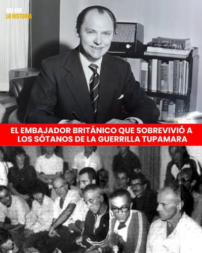 gbianchi2020's tweet photo. Ayer se cumplieron 55 años de la liberación del embajador británico Geoffrey Jackson quien fuera secuestrado el 8 de enero de 1971 por parte del MLN. Un episodio que el mismo embajador describe en el libro” People´s Prison” como un calvario en el que ha “llegado a la conclusión, con la ayuda en no poca medida del recordatorio que he descrito, que mucho más que una ideología precisa, la ferocidad era la característica principal común a las diversas personalidades de mis secuestradores. Donde no existía tenía que ser aprendida y donde era latente tenía que hacerse manifiesta para que el individuo pudiese vivir en forma consecuente consigo mismo”. Además, recuerda sobre el día del secuestro que el trato de uno de los tupamaros: “me golpeaba con su pistola y me gritaba que cerrara los ojos; como yo naturalmente parpadeaba, volvió a golpearme. Muy pronto comprendí que recibiría golpes de todas maneras y miré furtivamente todo lo que pude”. Luego de la recordada fuga de la cárcel de Punta Carretas de más de 100 tupamaros el 6 de septiembre del 71 en el episodio conocido como “el abuso”, el embajador ya no les servía como moneda de cambio y decidieron liberarlo.
Es un buen momento para recordar el enorme daño que sufrió el Uruguay por parte del terrorismo guerrillero del cual tan poco se recuerda y tan poco se habla.