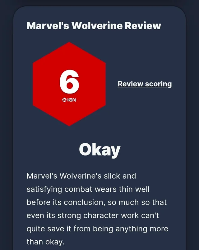 voxelflux's tweet photo. Wolverine reviews are in and the biggest complaint seems to be how hand-holdy the experience is. Over-explaining everything, Wolverine talking to himself about his next goal, adding huge markers all over the UI, making the whole thing feel clunky and crowded. It kills immersion. https://t.co/Il8cD84LLG
