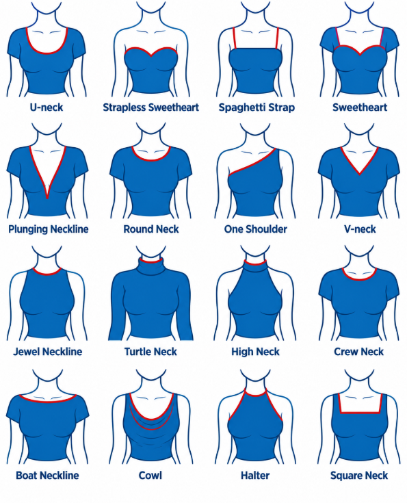 sodaguyx's tweet photo. Neckline types! https://t.co/5XAOdjwQhk