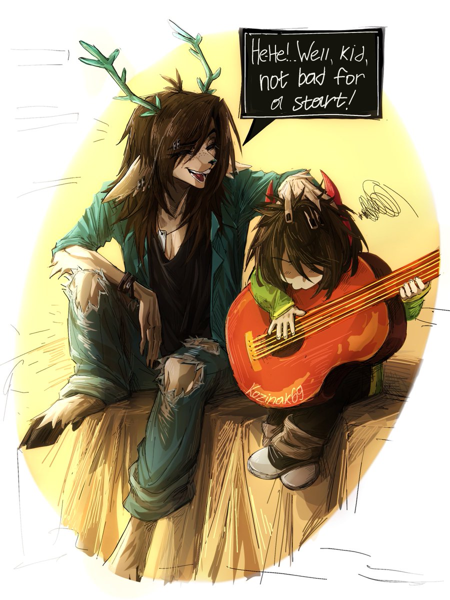 Kozinak69's tweet photo. guitar lessons from Dess #deltaruneㅤㅤㅤ https://t.co/OUAegxdsBi