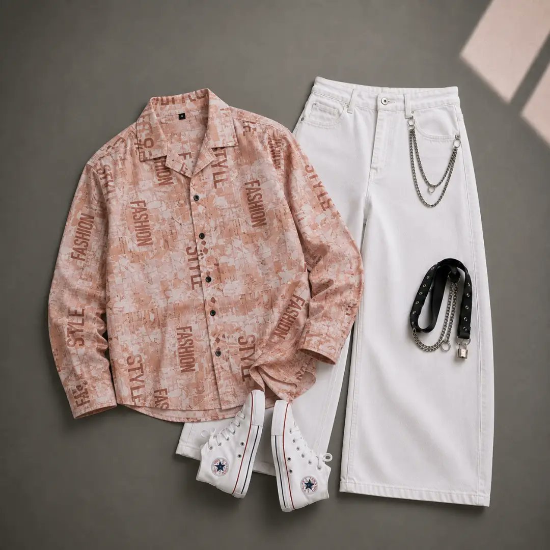 HillaryWelsch's tweet photo. Bold Red Team 99 Denim Shirt with Premium White Wide-Leg Jeans: the perfect streetwear combo. Trendy oversized fit, premium fabric, and everyday style. Shirt: ₹799
Pant: ₹999
Cash on Delivery Available
All India Shipping
DM to order now! https://t.co/9wSx6zEKEO