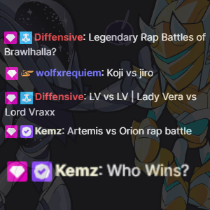 DiffensiveGames's tweet photo. Legendary Rap Battles of Brawlhalla

Talking about the concept in @ZAVANOIA's stream rn. 

Which Legends would you like to see go bar for bar? https://t.co/4yVtBr7zRc