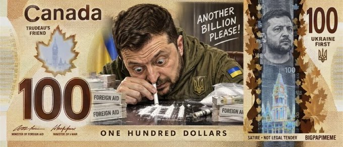 StoukasTom's tweet photo. @ZelenskyyUa Stop bugging us for money! https://t.co/cbUz8qN4va