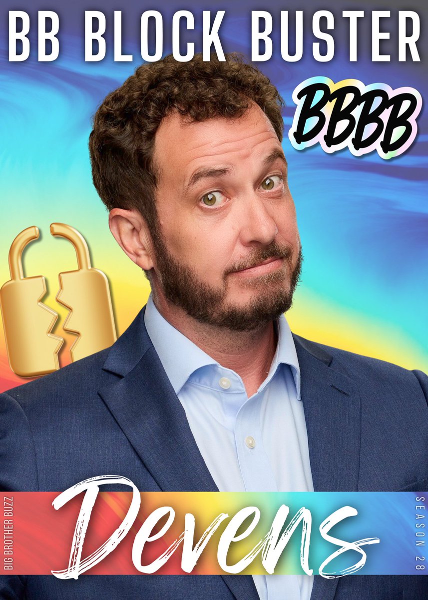 BBigBrotherBuzz's tweet photo. 🚨 DEVENS WON THE BB BLOCKBUSTER AND IS OFFICIALLY OFF THE BLOCK! #BB28 #BigBrother #BigBrotherBuzz https://t.co/yjMZXfX8d7