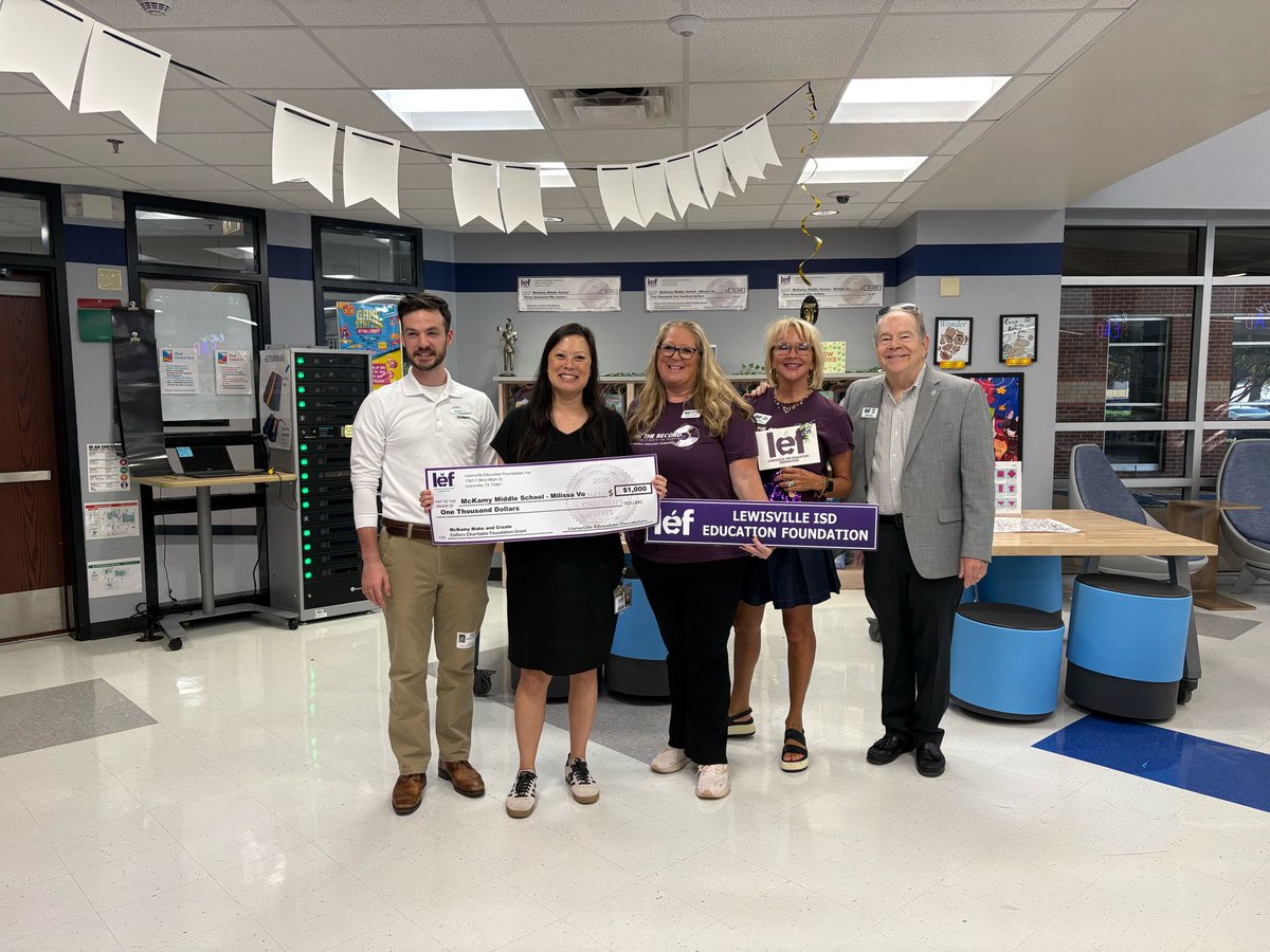 McKamyMS's tweet photo. Congratulations to Mrs. Vo on her fourth LEF grant!!! She continues to make the library a place where all students can’t find something to love. https://t.co/4k4ICNbcSt