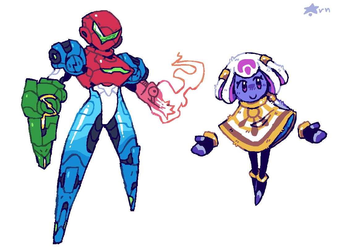 reverienova's tweet photo. so uh that new direct huh #metroid #kirby https://t.co/25Xb1Q2SxM