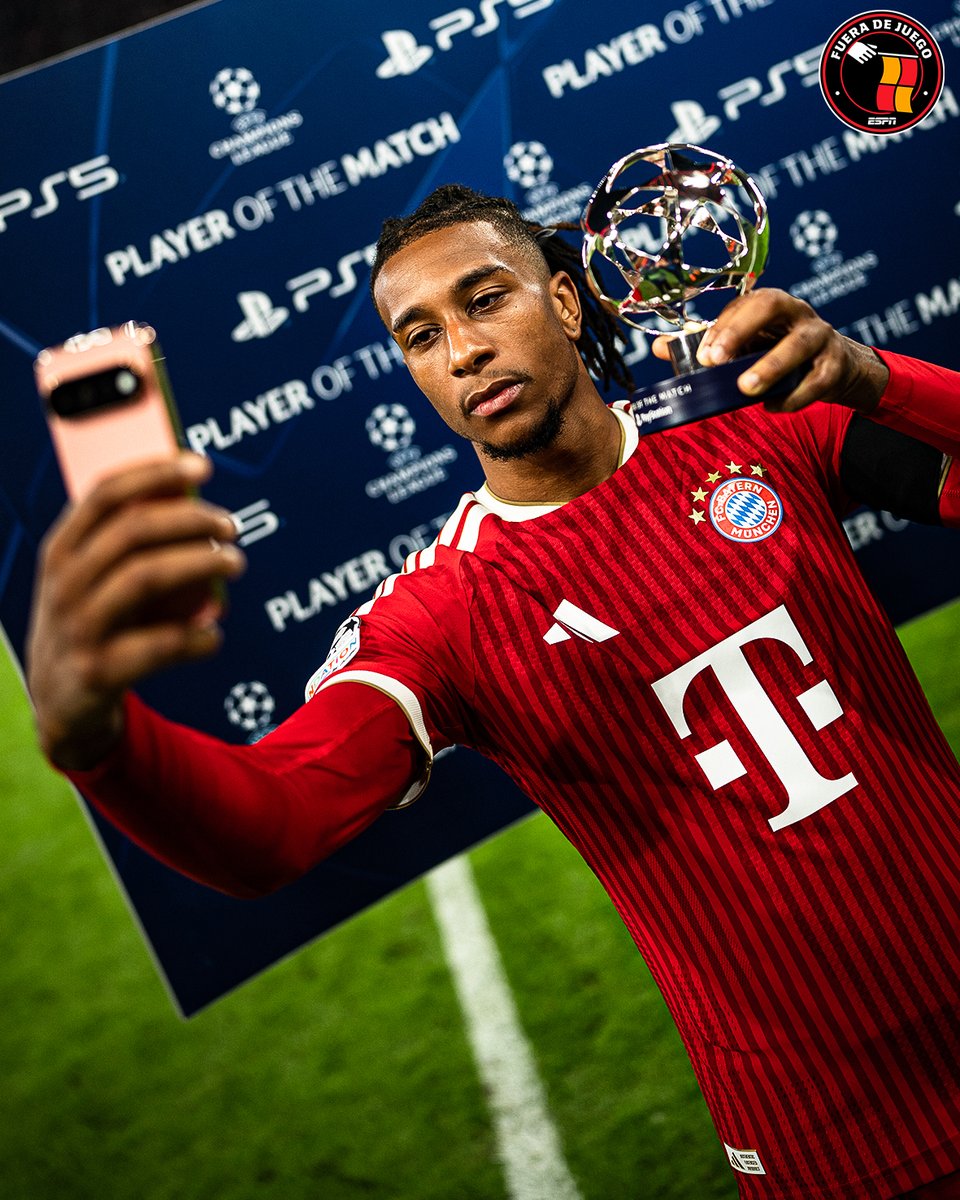 ESPN_FDJ's tweet photo. Michael Olise, Jugador del Partido, tirando la clásica: 😐 https://t.co/LW8GkczdBz