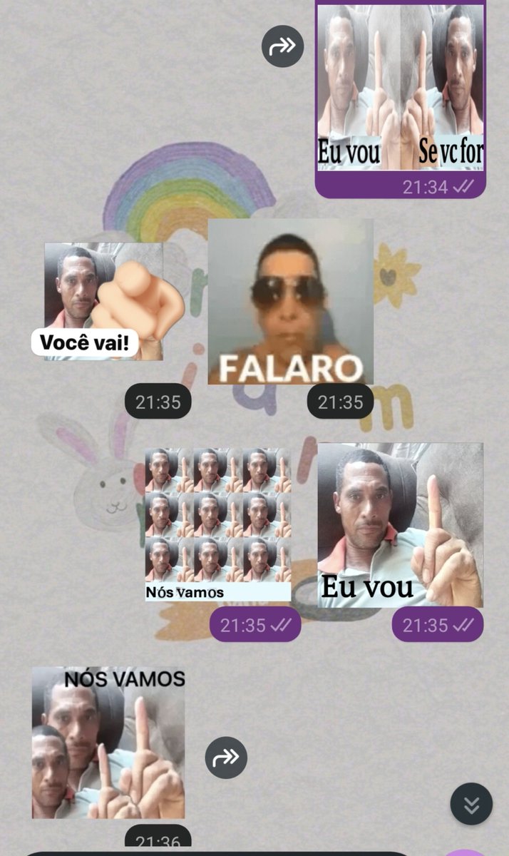 giumatteoni's tweet photo. a comunicação por figurinhas https://t.co/Rf7D6yt5zx