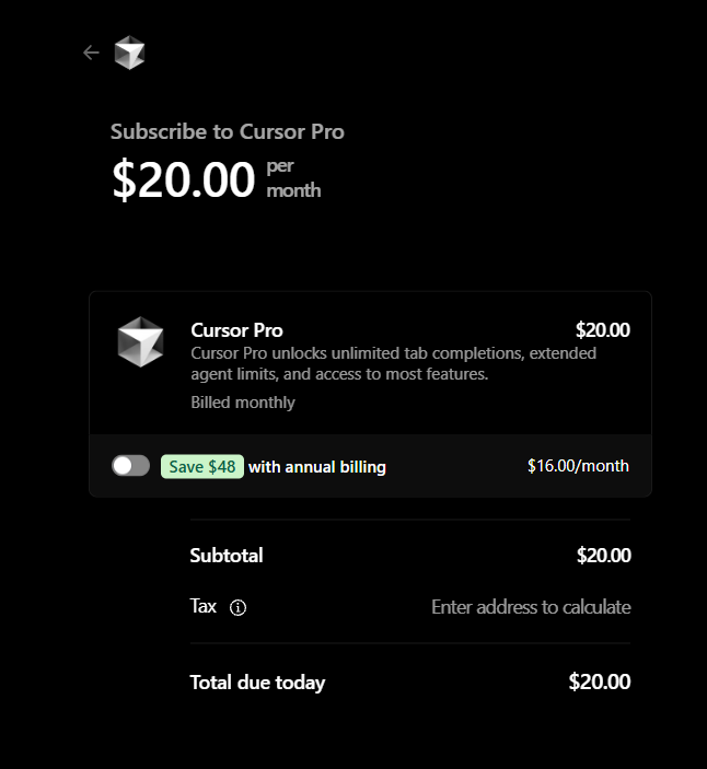 Hey @​elonmusk - Why SuperGrok is Expensive vs Cursor Pro? 

- Same Bot options and X Premium Users should get additional Discount, not pay more!

Cursor Pro = 