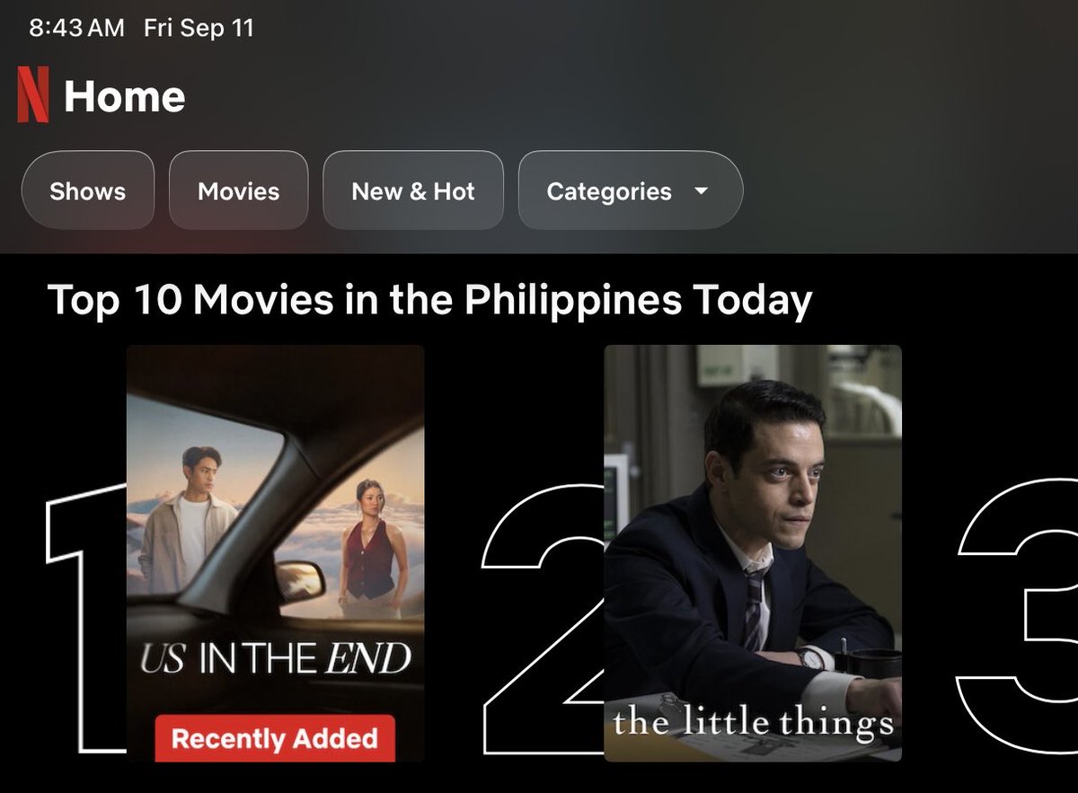 nomadjenny's tweet photo. not a fan of #DonBelle pero ang galing nila both sa #TayoSaWakas 👏🏼🎬 

congrats, number 1 movie on netflix ph! 💫 https://t.co/fHWXP7qJLB