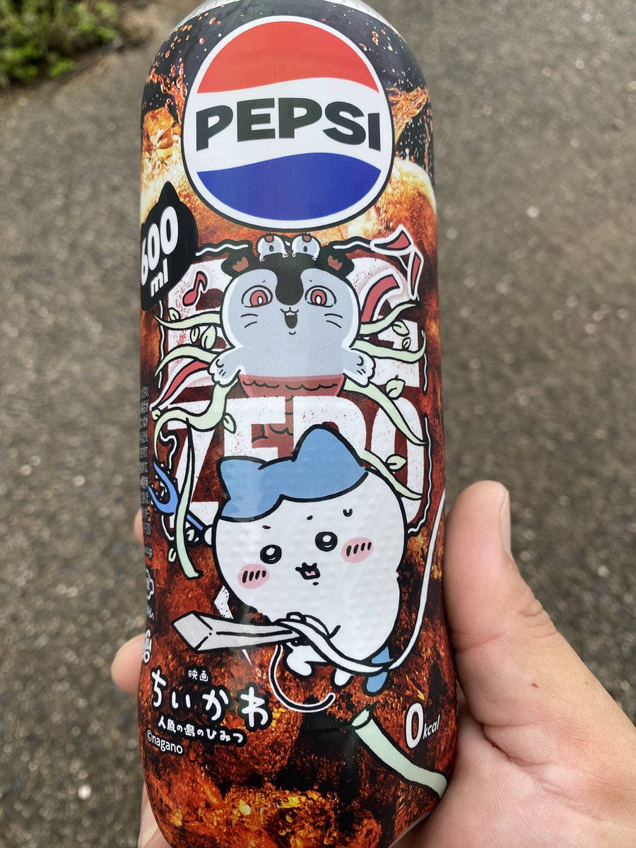 E_orsg's tweet photo. 生ペプゼロのパッケージがちいかわに！ https://t.co/v0SkHKH8f3