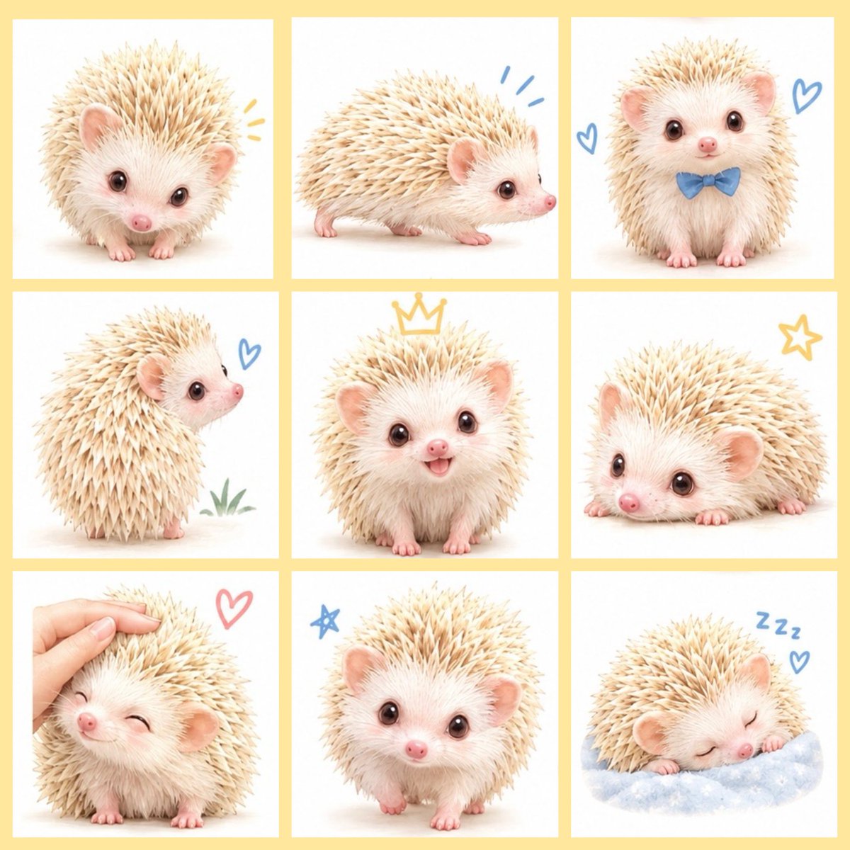 hoopono2012's tweet photo. #ハリネズミ 🦔
#ちびキャラ
#aiアート https://t.co/TueS3D8W2C