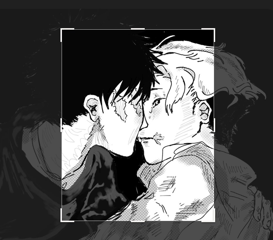 maru_shrimp_'s tweet photo. i'm having trouble with the angle again...but here's a wip(not really) i liked :D
#fushiita #itafushi 虎伏/伏虎 https://t.co/zdwZNtrCmv