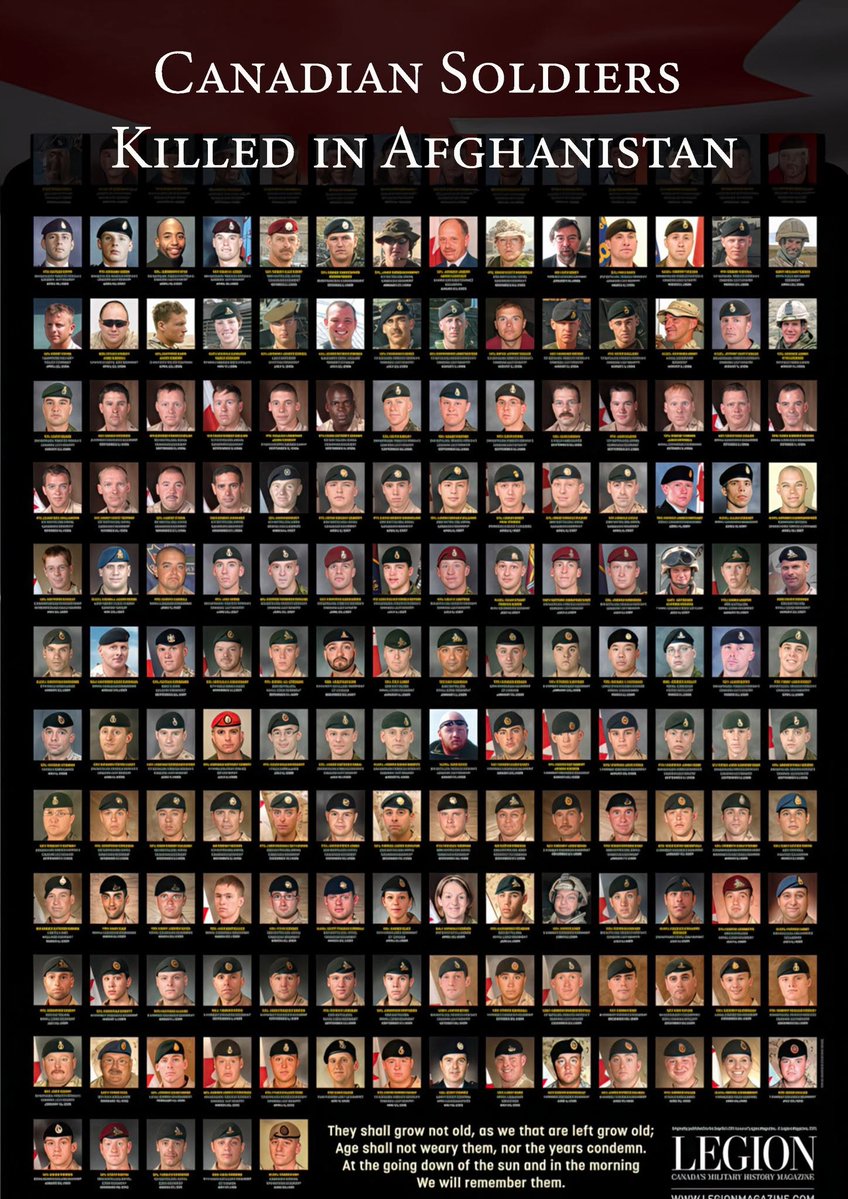 oldcanadaseries's tweet photo. In response to the terror attacks of September 11, 2001, Canada and all NATO nations answered the call for help by the United States under Article 5.  Allied nations working to help protect and support the United States would lose over 1,000 soldiers, with Canada sacrificing over 158.