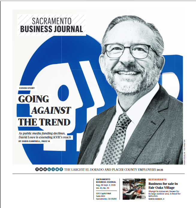 KVIEPBS's tweet photo. We were recently featured on the cover of the Sacramento Business Journal!

Our mission and our commitment to the TV and streaming programs you love hasn’t changed. With @abridgedpbskvie, we’re adding another way to serve our community.

Read the story: https://t.co/RAZItcg4CH https://t.co/hlrRRhU6IV