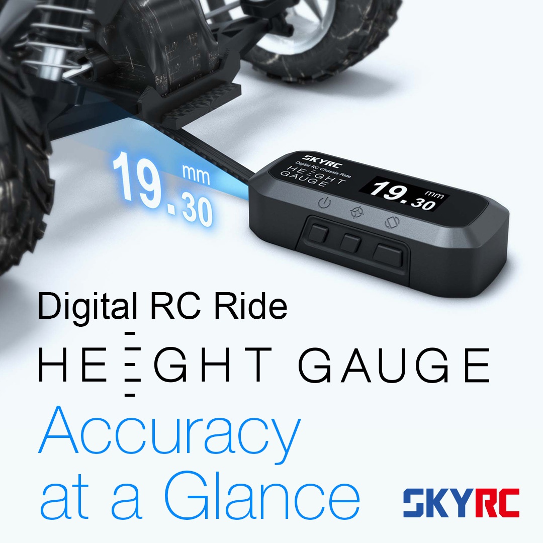 skyrc's tweet photo. Stop guessing.
Start measuring.
Accuracy, at a glance.
SkyRC Digital RC Ride Height Gauge
Learn More: https://t.co/SAlIfX8amQ
#SkyRC #HeightGauge #RCride #redrc #rcgroups #rcmart #horizonhobby https://t.co/VR6wRACiLH
