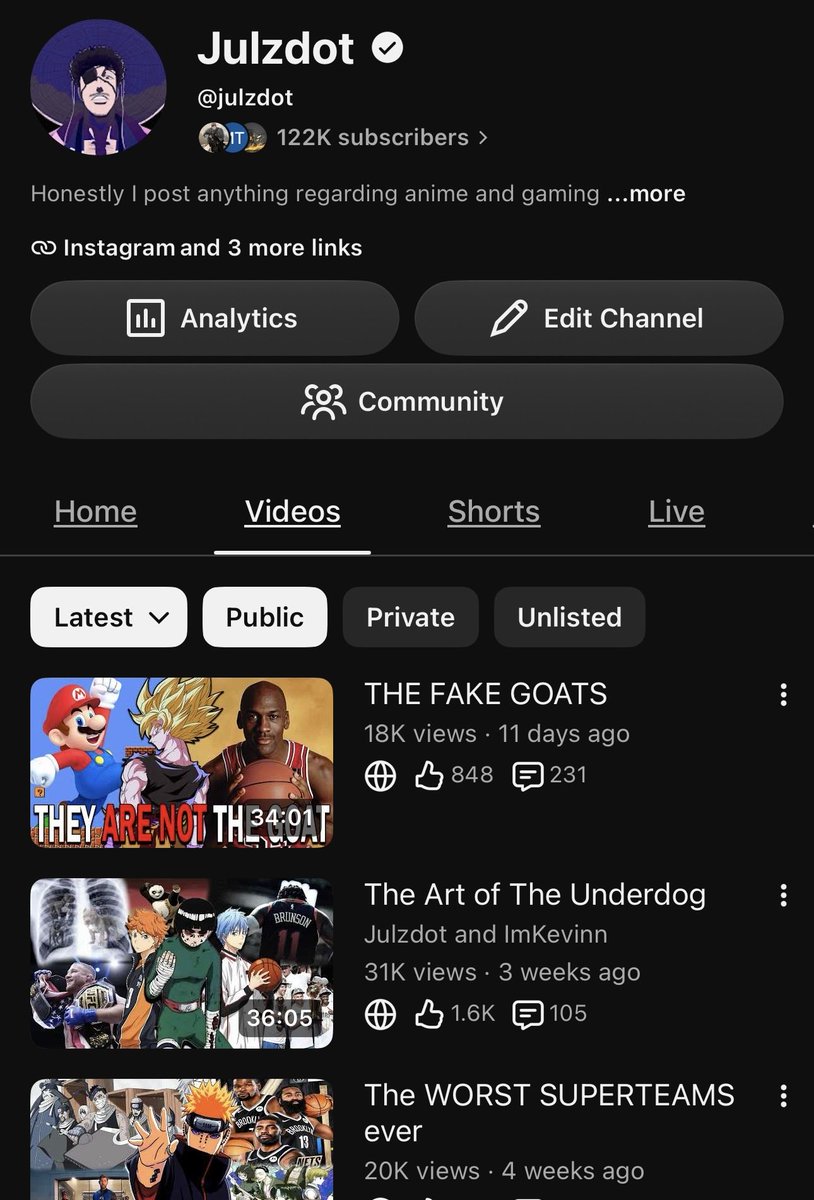julzdot's tweet photo. Day 7 @TeamYouTube (going to keep posting until I get a HUMAN review) I’ve been really trying to be as patient and positive with this whole matter as I can be. Your misleading family content policy is labeled as “Content that targets young minors and families”. My content again has never been directed at a younger audience and that is clearly shown below through my analytics. Around 88% of my audience is above the age of 17 l, and almost 50% of that audience reside between the 25-34 age range. I use anime,cartoons, and other forms of fiction in my videos yes but that DOES NOT mean by any stretch that I’m targeting a younger audience in a deceptive manner. 

I was told via email that my content has been thoroughly reviewed. If that was the case then this situation would’ve  been reversed because I am not violating any of the guidelines. I have been making the same type of content on this platform for years, and I love doing so so please just get me in touch with a human. It is not fair to me or the other creators to keep receiving identical emails to each other. 
@YouTube @YouTubeCreators @nealmohan
