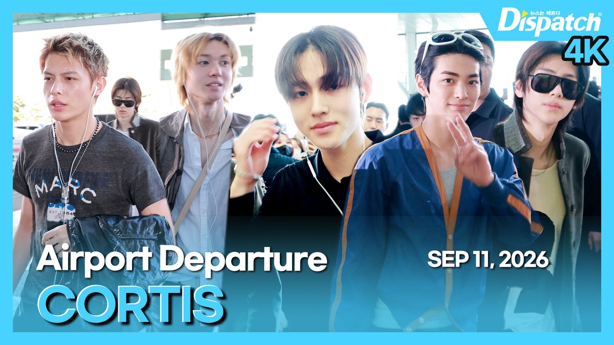 Dicon_korea's tweet photo. [🎥] 코르티스(CORTIS), 인천국제공항 출국

https://t.co/oxd4NZeTEx

#CORTIS #코르티스 #마틴 #제임스 #주훈 #성현 #건호 #MARTIN #JAMES #JUHOON #SEONGHYEON #KEONHO #공항패션 #공항 #출국 #airport #departure #DIPE #디스패치 #dispatch https://t.co/n1G3iYrVxV