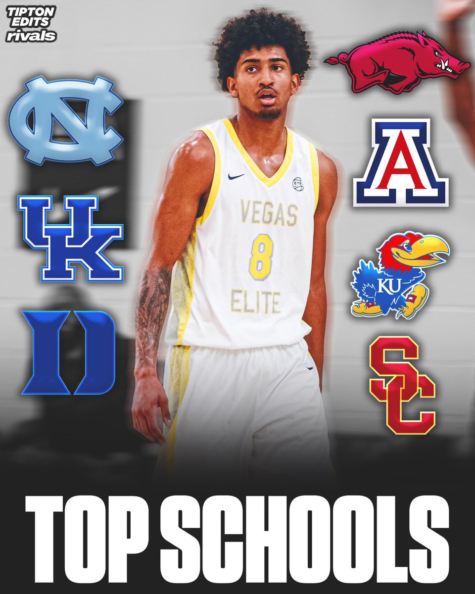 JoeTipton's tweet photo. NEWS: 5⭐️ Adan Diggs is down to seven schools, he tells @Rivals.

The 6-4 senior is the No. 1-ranked shooting guard and a top-five overall prospect in the 2027 class.

https://t.co/R6hpQ8fmLw https://t.co/mxJEQu1DN7