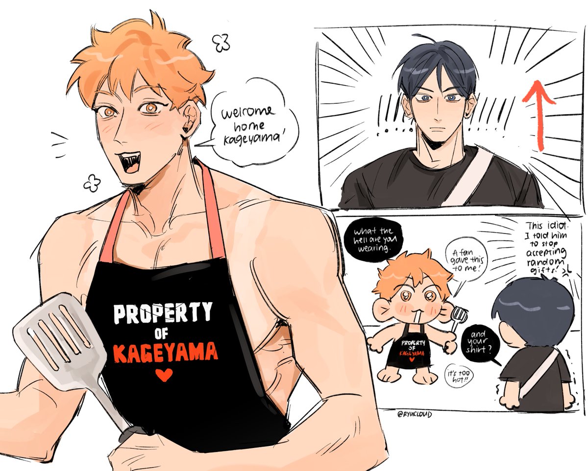 ryucloudx's tweet photo. happy kagehina day <3 (the fan in question is me) https://t.co/8DJWwezyRL