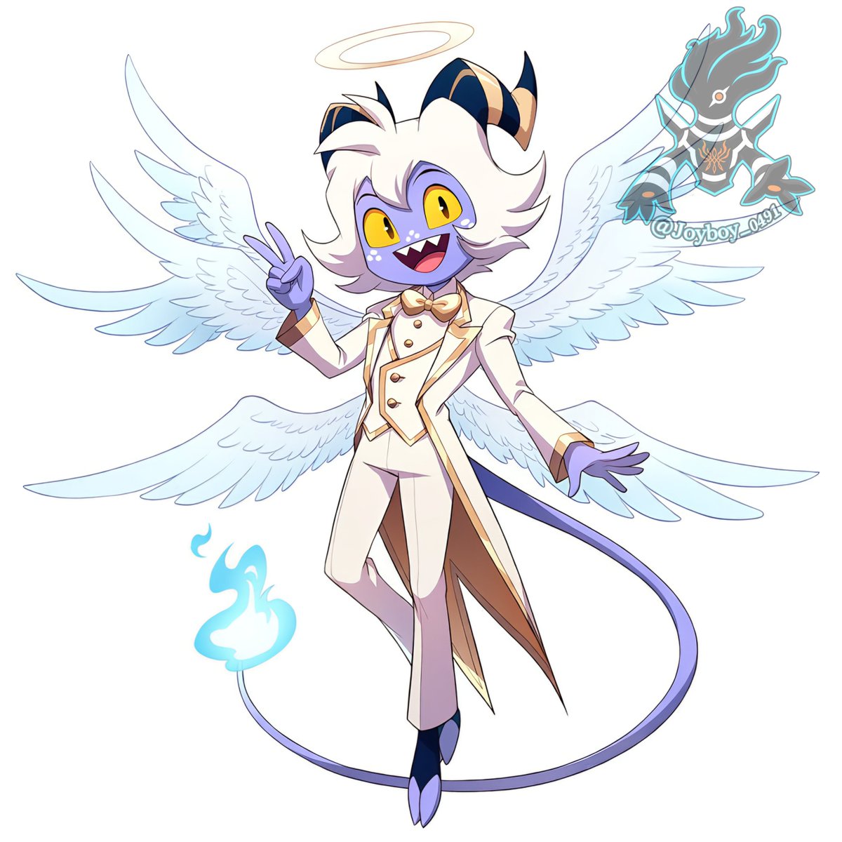 Joyboy_0491's tweet photo. Meet Micah Knolastname! [My #Oc &amp; #Fankid]

The adorable son of Moxxie and Emily, bringing a little bit of Heaven and Hell together in one tiny bundle of joy.

#HazbinHotel #HelluvaBoss #fanart #art #Moxxie #Emily #Hazbinhotelfanart #HelluvabossFanart #artshare #smallartist #fyp https://t.co/wcXFhMTjIG