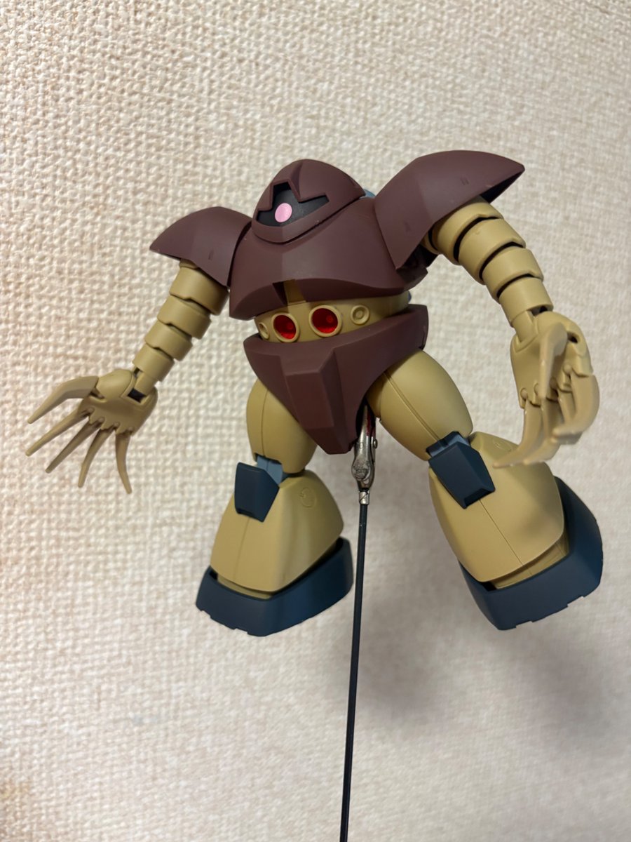end11670's tweet photo. HGゴック完成！
パーツ少なくて組みやすいし可愛いし良いキットでした☺️

ウェザリングも検討中〜

#ガンプラ
#ガンプラ好きと繋がりたい https://t.co/v6sOACNpMu