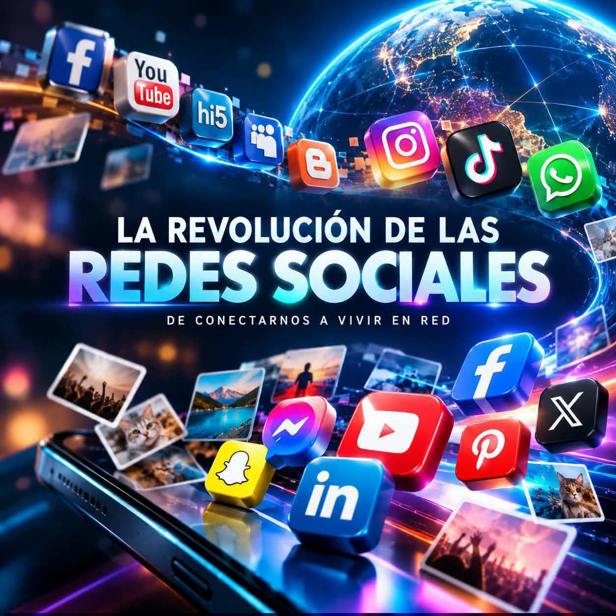 USCPucallpa's tweet photo. Hoy parece imposible imaginar Internet sin Facebook, Instagram, TikTok o X. Pero hubo un tiempo en que nadie tenía seguidores, likes ni historias. https://t.co/NgddgOwLIo