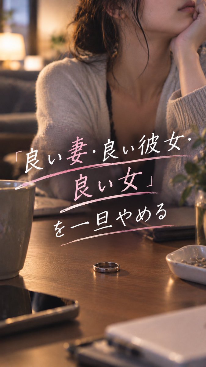 zqyaf's tweet photo. 家族のこと、仕事のこと 周りの期待を優先して 自分の欲望を後回しにしている女性へ
「ちゃんとしていなきゃ」という気持ちと 「本当は思い切り甘えたい」という気持ち
その両方があっていい 誰かのための自分じゃなく 自分の欲望を優先する時間があってもいい

って思う😉✨

#セックスレス https://t.co/7vc303aW6B