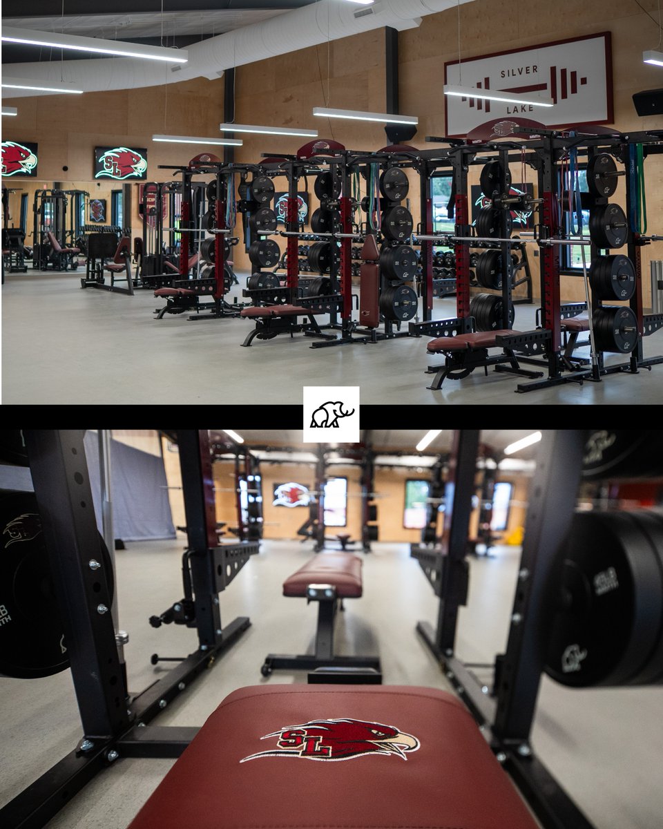 MMTHBuilt's tweet photo. The Lake House is proof in the power of community. Silver Lake’s new 11,000 sq. ft. indoor multipurpose facility is home to a fully-equipped weight room and turfed training area, a nutrition center, and all-inclusive, accessible office/classroom/storage space to accommodate all students

🏠: @slakechannel & @SilverLakeEagle 
🏅: @KSHSAA 
🎙️: @sportsinkansas & @KanzalandSports 
🗞️: @TopsportsN