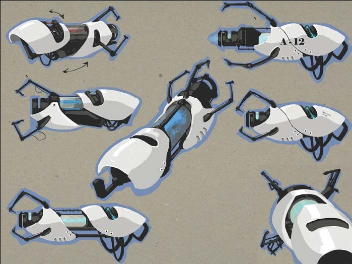 Sal_Predebut's tweet photo. portal 1 concept art mini-thread for ease of access for artists and stuff: 1/4 https://t.co/dEOVpAr9sd