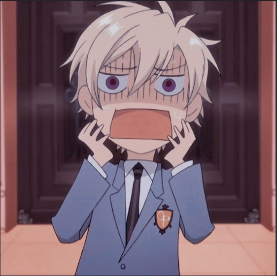 honey__peacock's tweet photo. //YES!  I'm so glad I'm not the only one who saw the correlation!  I love Ouran, so I immediately clocked the similarities!

There are other expressions Aventurine had that are similar to Tamaki Suou's from Ouran~  Tamaki has so many expressions, but this one is pretty close: https://t.co/RTmtG8Xsu7