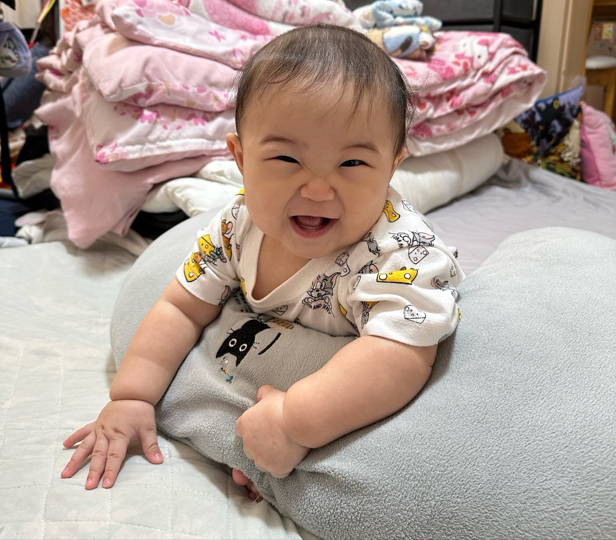 yuuringo0820's tweet photo. お座り上手になってきた👏あっという間に成長しちゃう(；〜；) https://t.co/czv3Bho5iB
