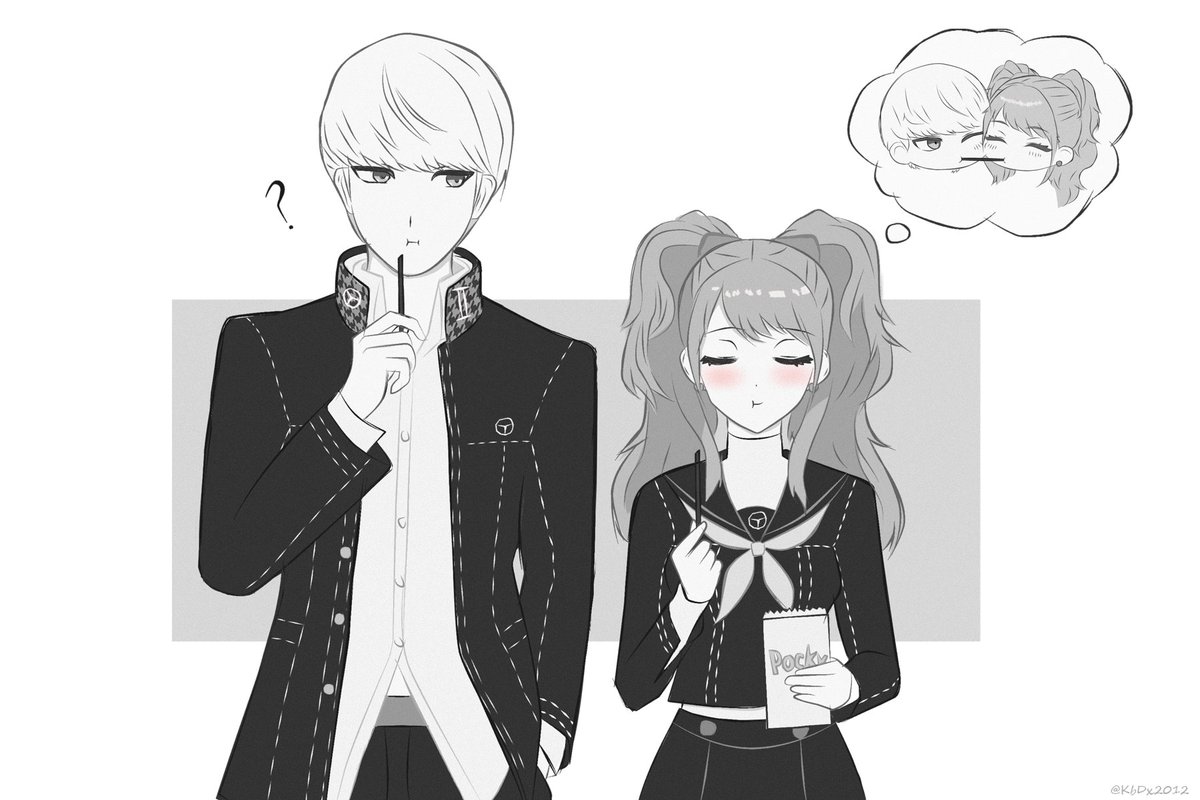 KBDx2012's tweet photo. Pocky 

#Persona4 #Persona4Golden #YuNarukami #RiseKujikawa #YuRise #P4 https://t.co/QO46bh6G0z
