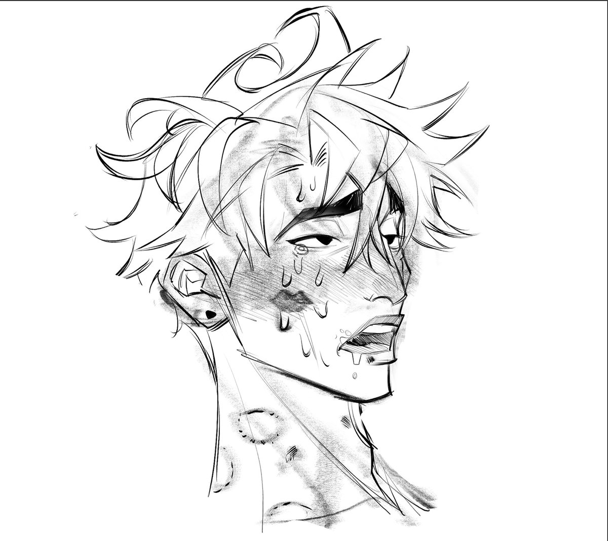 Pancito_Detonao's tweet photo. remember this guy?
🧍🏻 My sister says I should try drawing some spicy stuff.

#draws #kenjisato https://t.co/KgLmsnLDyc