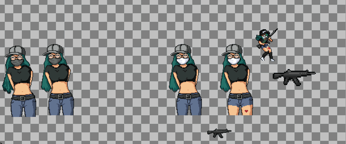 REIDOSMONKEY's tweet photo. Just a WIP—I'm trying to recreate a character on a larger scale

#pixelartㅤㅤ #ドット絵 https://t.co/gTEbas30Tw