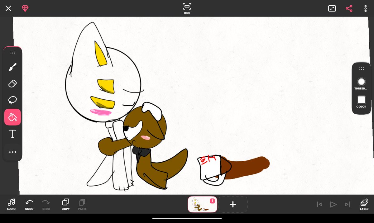 PetSmartissmart's tweet photo. @PoeyPepto I made a fanart u like it please reply https://t.co/xPssNrDrif