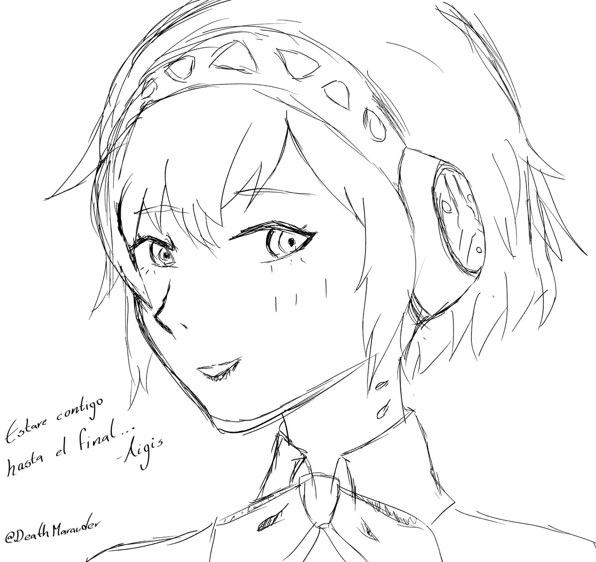 Requiem_T4tsu's tweet photo. Happy birthday Aegis!!!, my favorite character in the Persona franchise!
#アイギス生誕祭2026 https://t.co/0Llspd9413