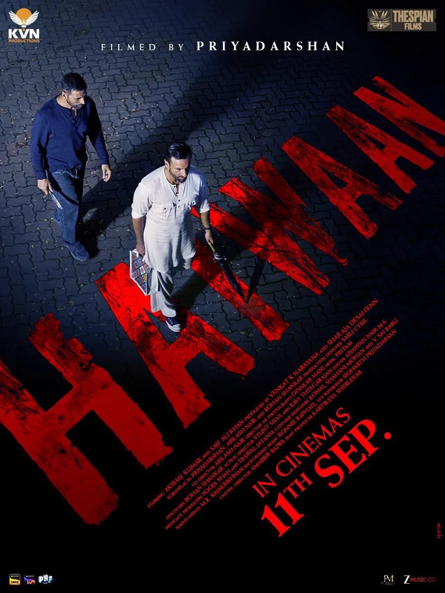 Shivu112005's tweet photo. ⭐ 4.5/5
#OneWordReview...
#Haiwaan: FEROCIOUS 🔥
INTENSE... MASSY... THRILLING... A hard-hitting revenge thriller powered by #Akshay &amp; #Saif ’s Sir strong performances, solid BGM and an engaging first half. 🔥

Verdict: A MASSY ONE-TIME WATCH! 🎬🔥

#Priyadarshan #Mohanlal https://t.co/KU1pox4k3b