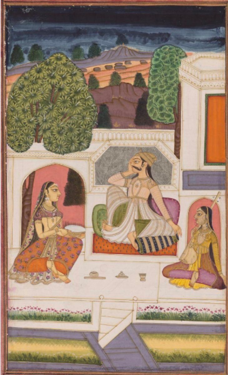 DkhniFeudalist's tweet photo. An Extremely Rare Painting of the Holy Maratha Emperor Punyashloka Sarvabhaum Ajatashatru Hindupati Patshah Sriman-Maharajadhiraja Maharaja Shahu Chhatrapati Swami of Satara 🚩 https://t.co/7WO0vNMb0A
