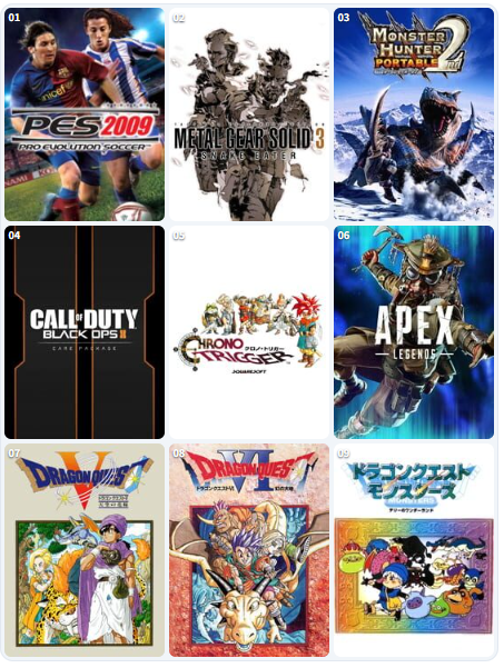 mog3_ch's tweet photo. 私を構成する9つのゲーム
じじい過ぎるか？
#My9Games #私を構成する9つのゲーム https://t.co/TKkTSFsqt0